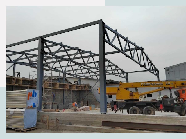 Строительство цехов в Алапаевске