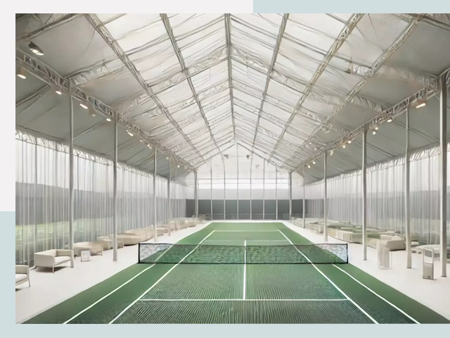 Строительство теннисных кортов в Алапаевске