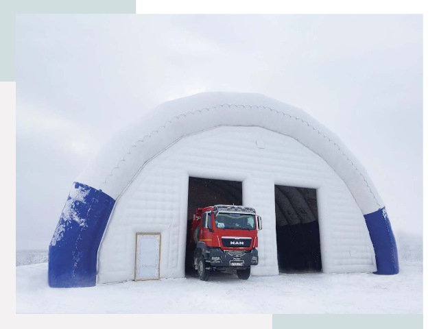 Мобильные ангары в Алапаевске