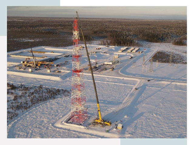 Мачты связи в Алапаевске