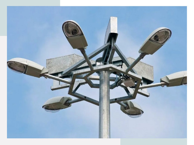 Монтаж осветительных мачт в Алапаевске