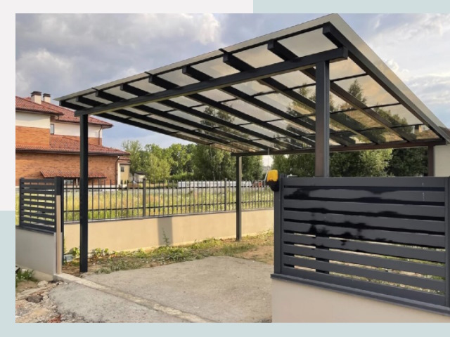 Металлические навесы в Алапаевск от 642 руб. за м²