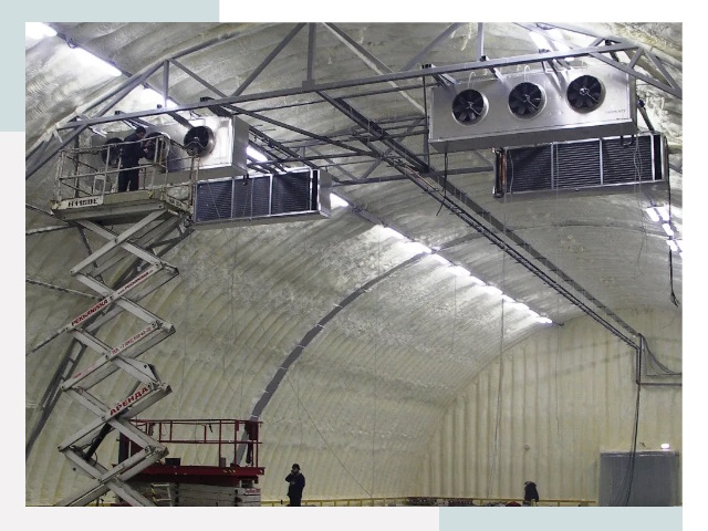 Оснащение ангаров в Алапаевске